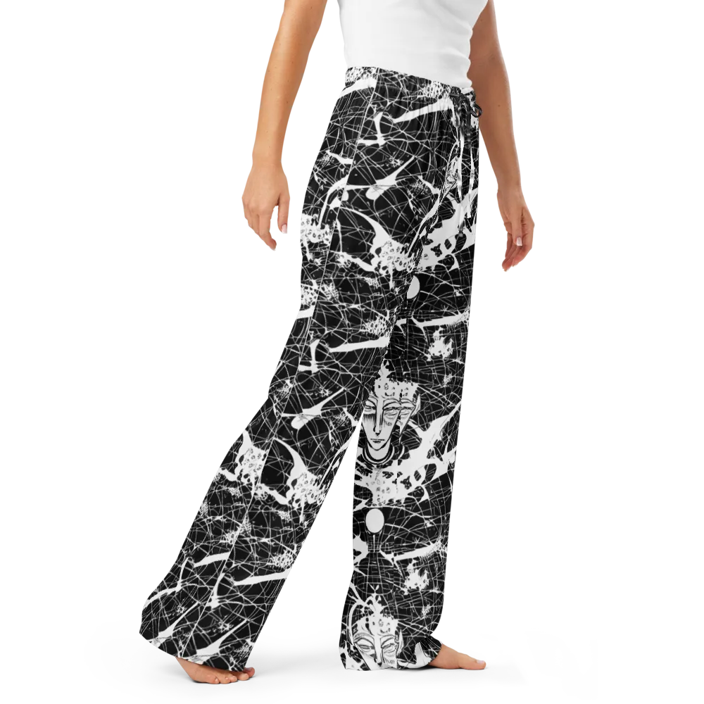 Stormy Serenity on Women's Pajama Pants — Right Front
