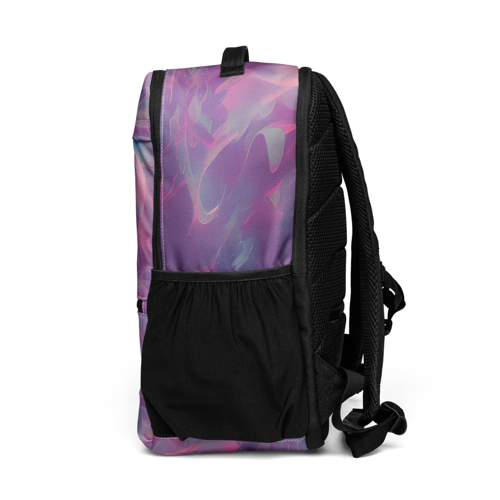 Dreamscape Swirl on Utility Backpack — Left