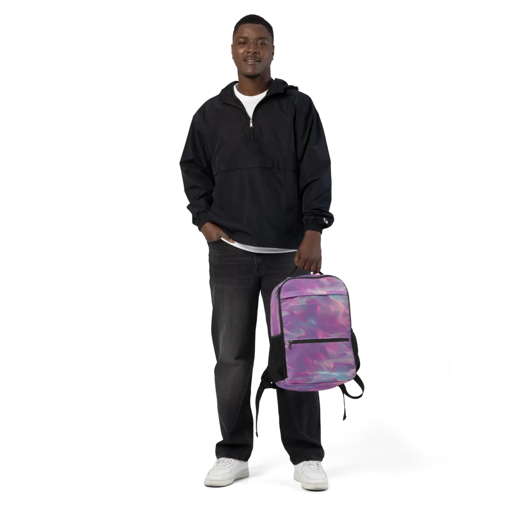 Dreamscape Swirl on Utility Backpack — Front
