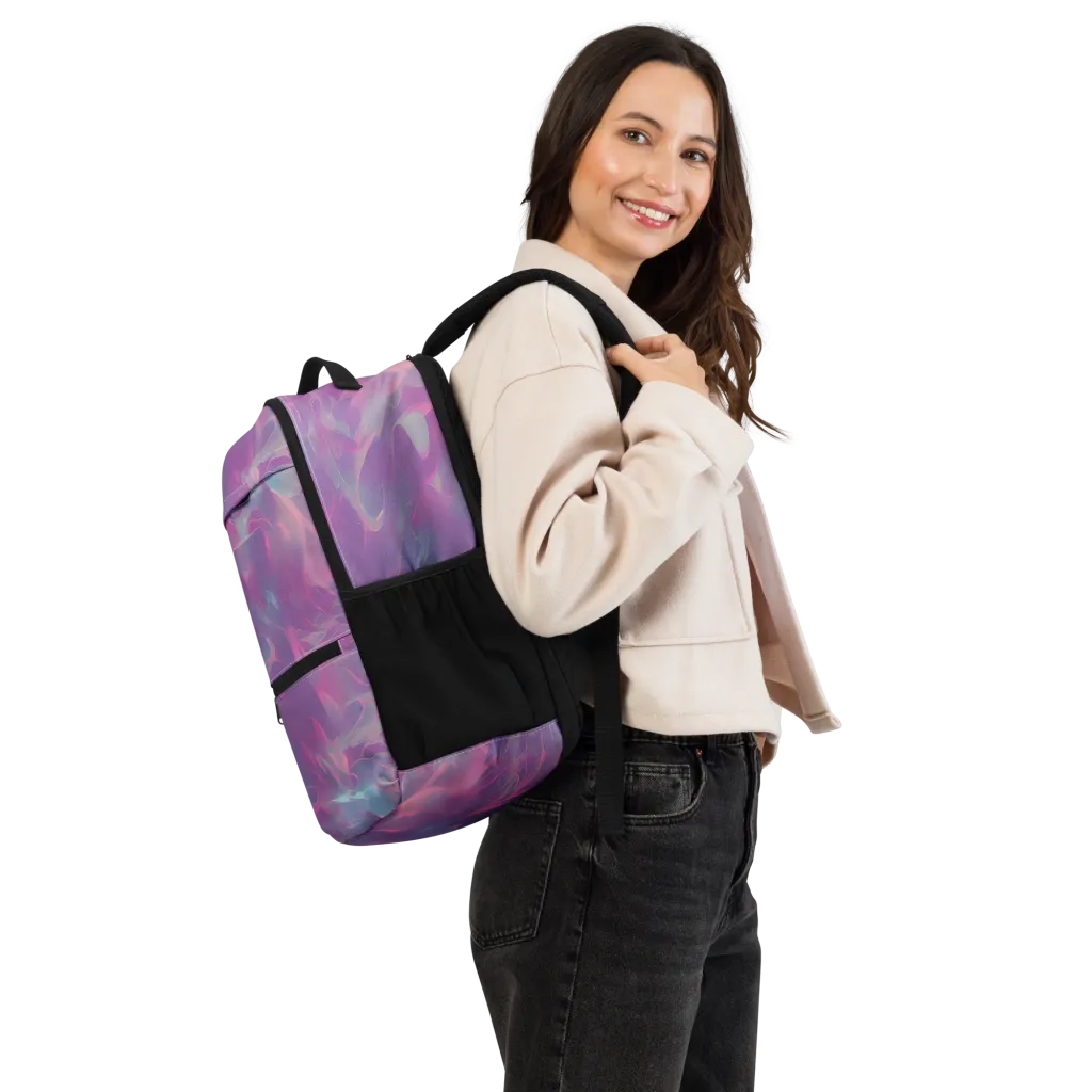 Dreamscape Swirl on Utility Backpack — Right