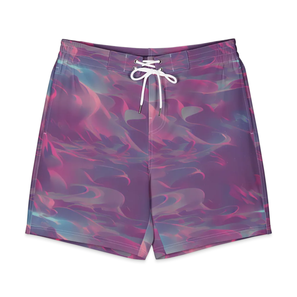 Dreamscape Swirl on Men's Board Shorts — Front