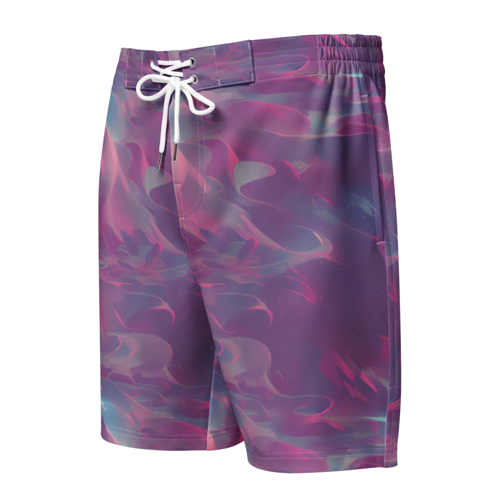 Dreamscape Swirl on Men's Board Shorts — Front