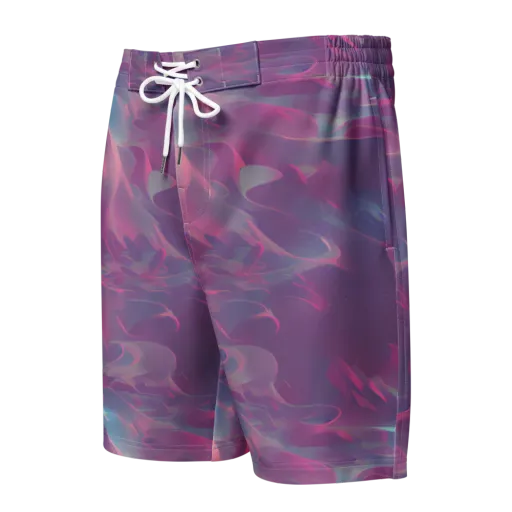 Dreamscape Swirl on a Men's Board Shorts