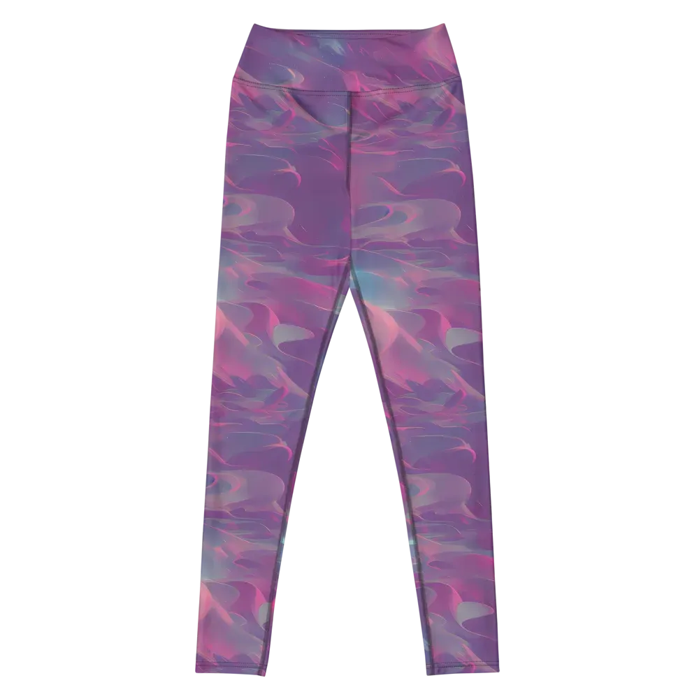 Dreamscape Swirl on Yoga Leggings — Front
