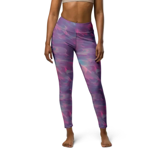 Dreamscape Swirl on a Yoga Leggings