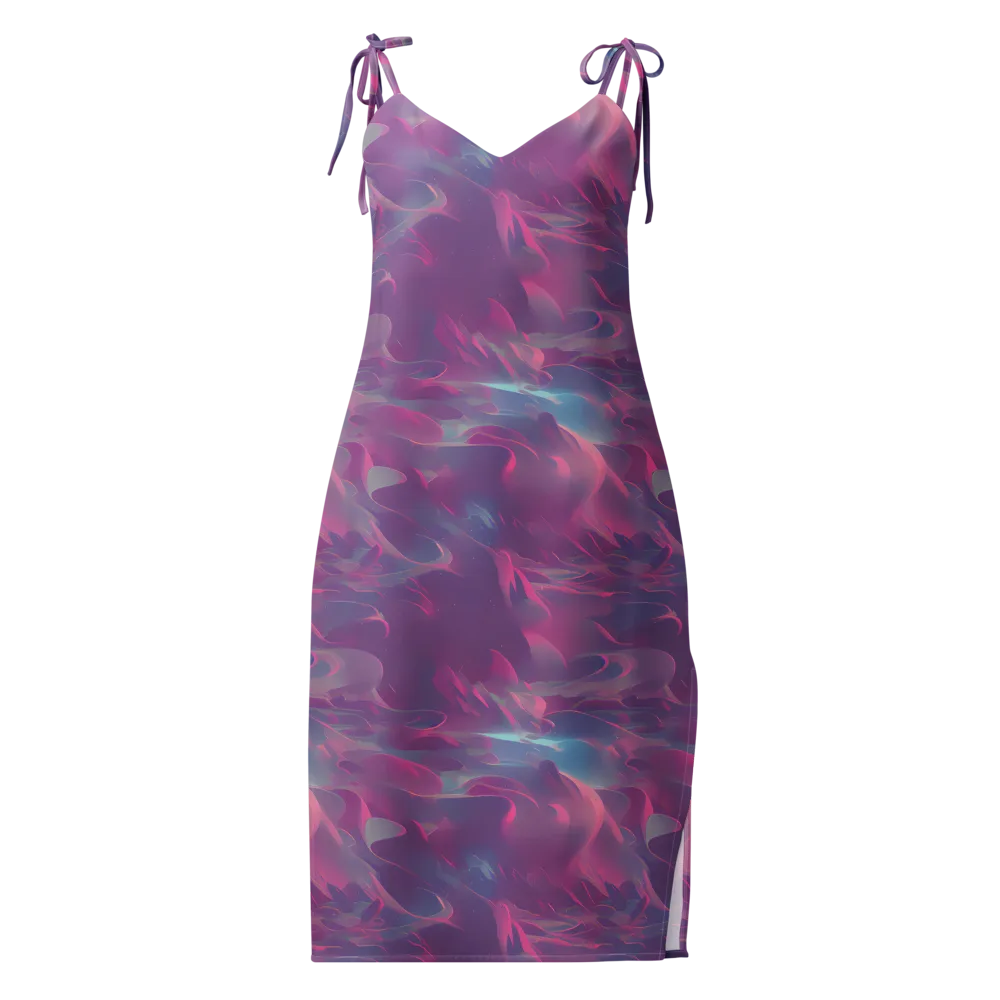 Dreamscape Swirl on Slip Dress — Front