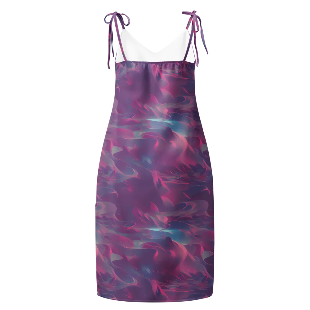 Dreamscape Swirl on Slip Dress — Back