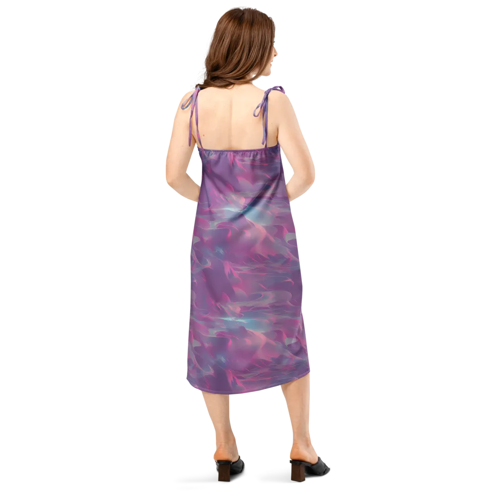 Dreamscape Swirl on Slip Dress — Back