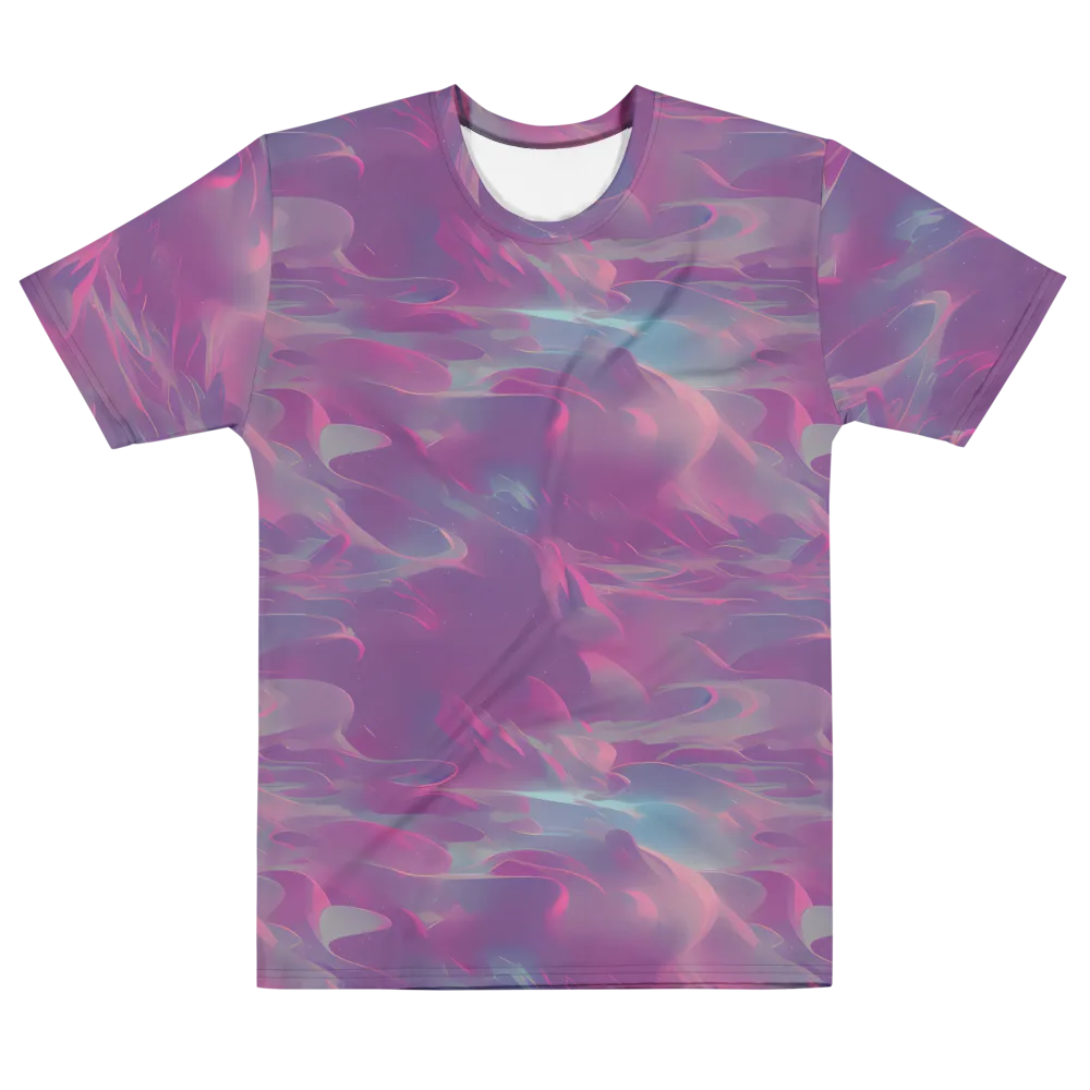 Dreamscape Swirl on Men's Cotton Crew Neck T-Shirt — Front
