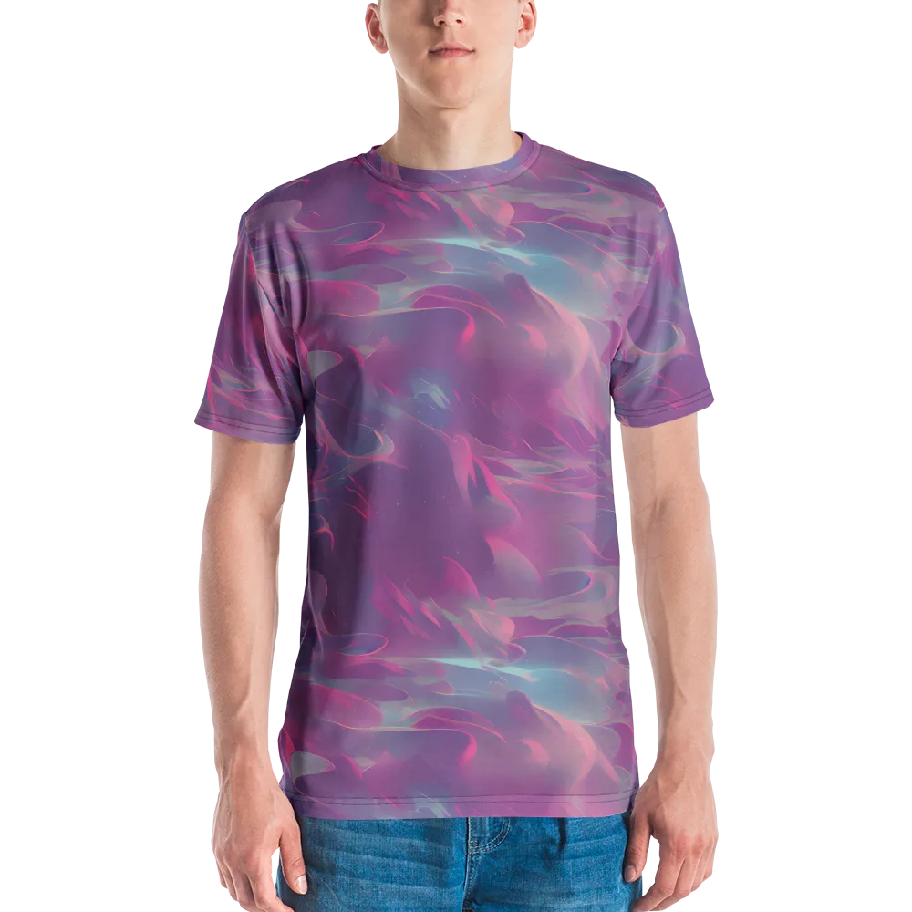 Dreamscape Swirl on Men's Crew Neck T-Shirt — Front