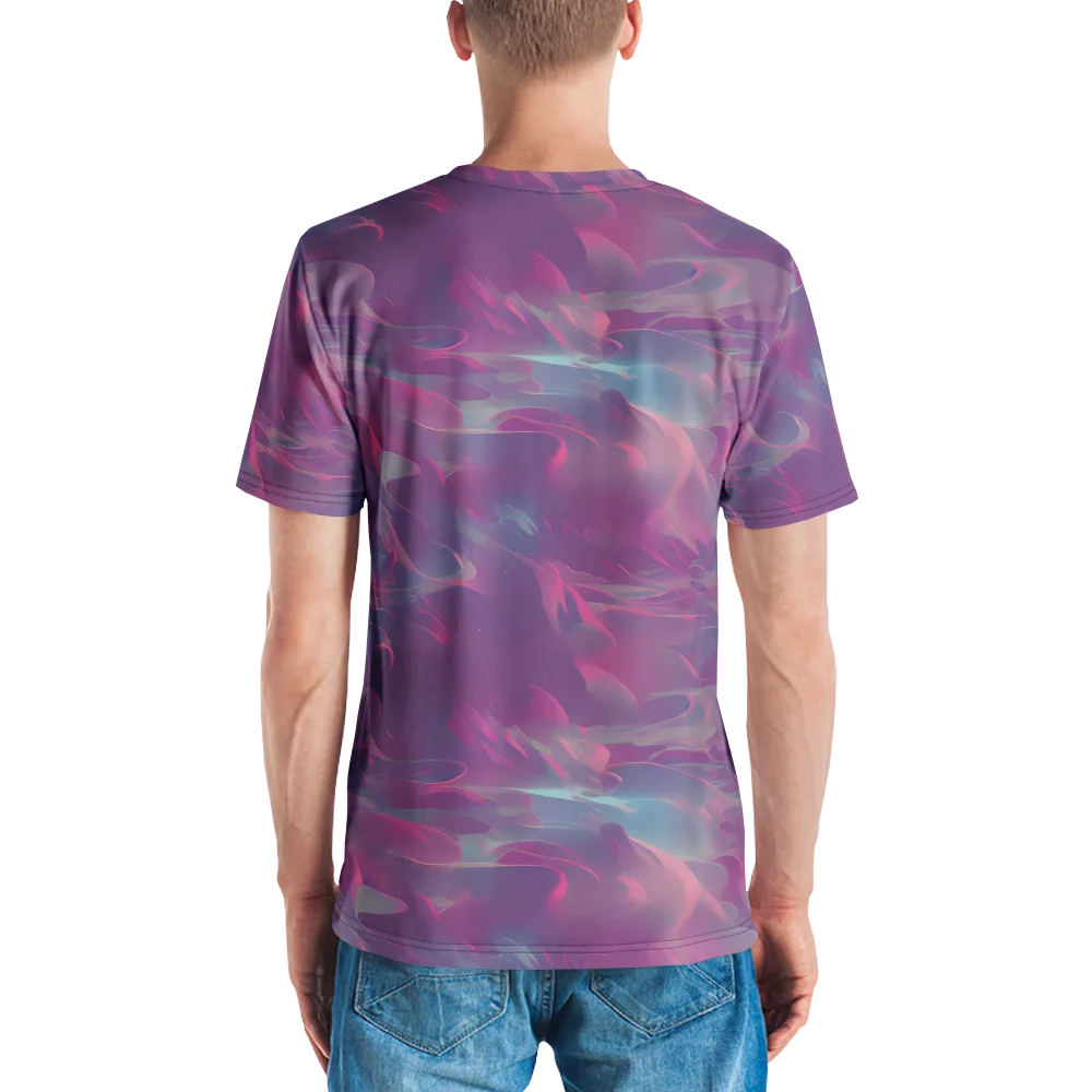 Dreamscape Swirl on Men's Crew Neck T-Shirt — Back