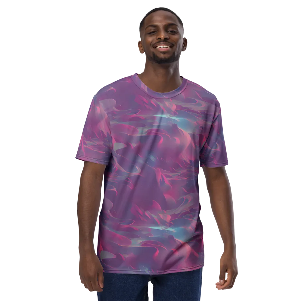Dreamscape Swirl on Men's Crew Neck T-Shirt — Front