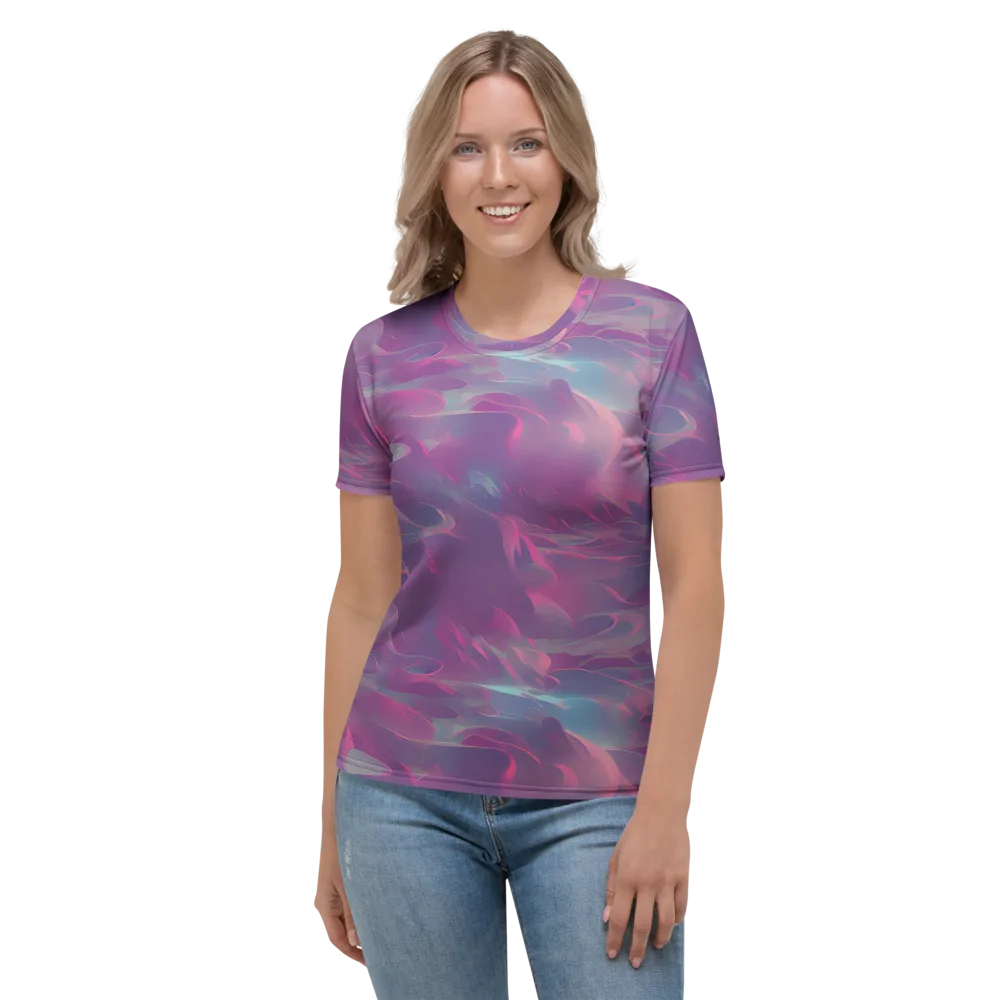 Dreamscape Swirl on Women's Crew Neck T-Shirt — Front