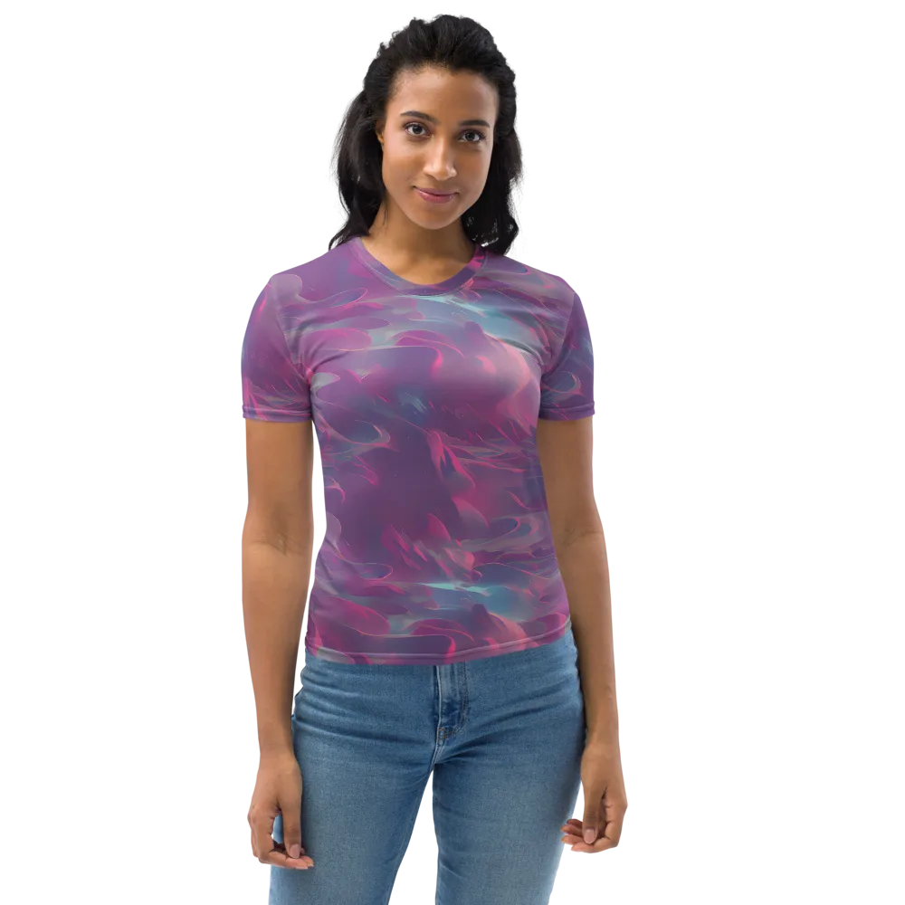 Dreamscape Swirl on Women's Crew Neck T-Shirt — Front