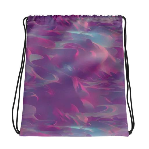 Dreamscape Swirl on a Drawstring Bag