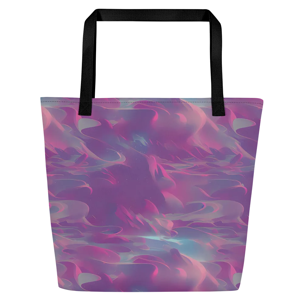 Dreamscape Swirl on Large Tote Bag W/ Pocket — Front