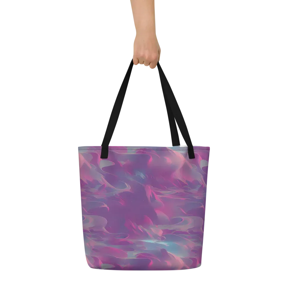 Dreamscape Swirl on Large Tote Bag W/ Pocket — Front