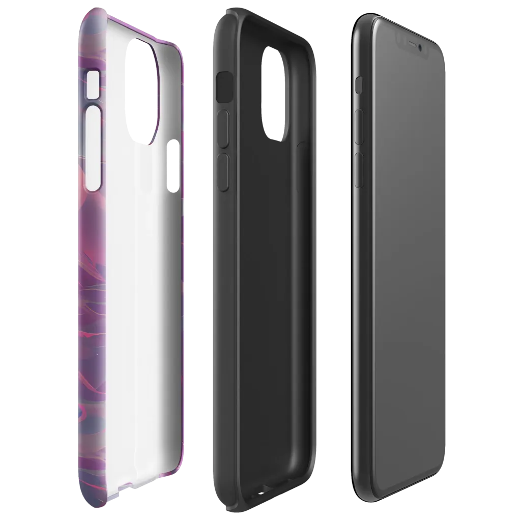 Dreamscape Swirl on Tough Case for iPhone® — Right