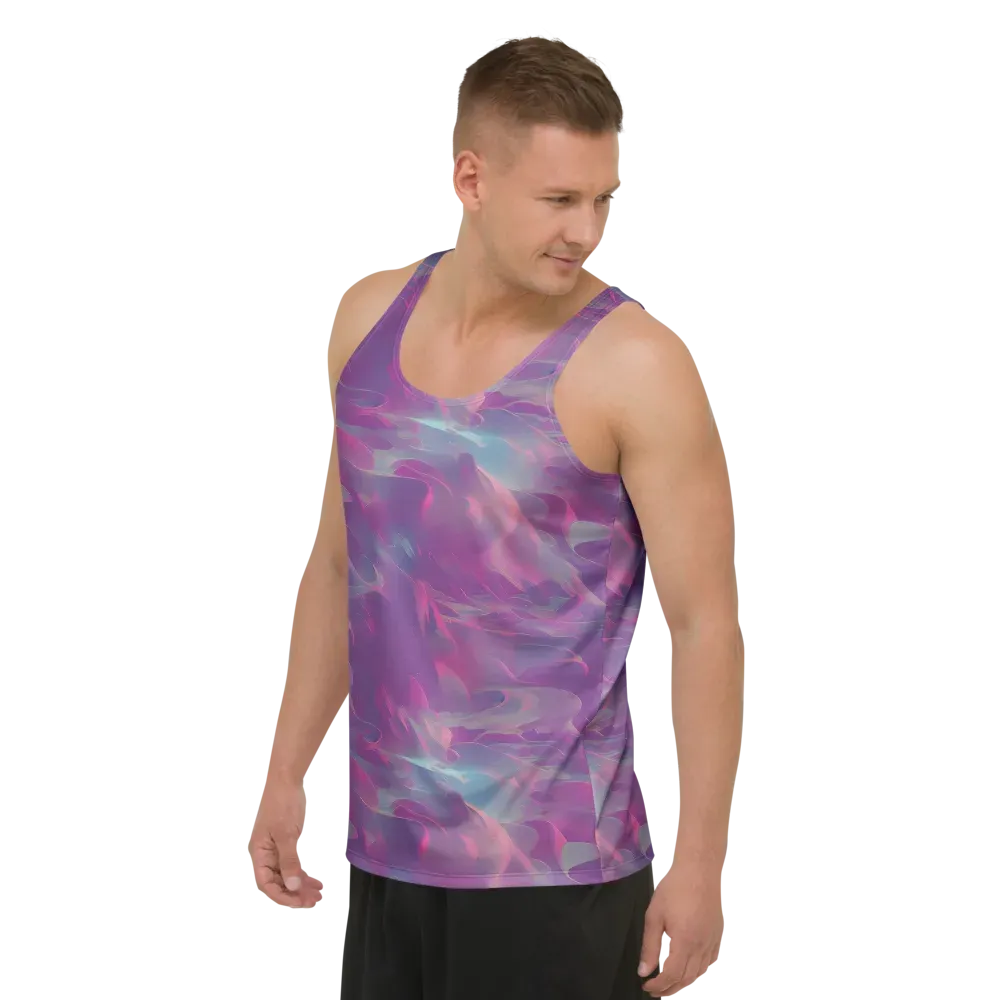 Dreamscape Swirl on Men's Tank Top — Left Front