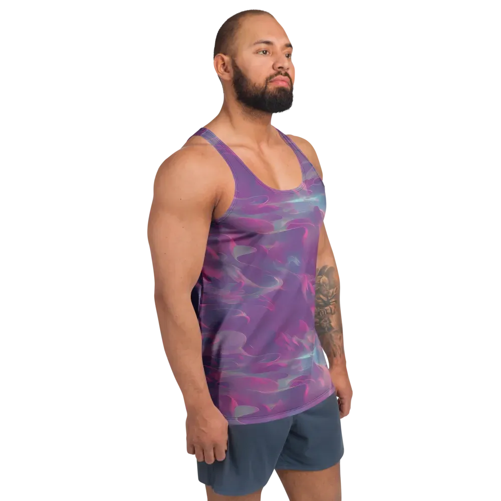 Dreamscape Swirl on Men's Tank Top — Right Front
