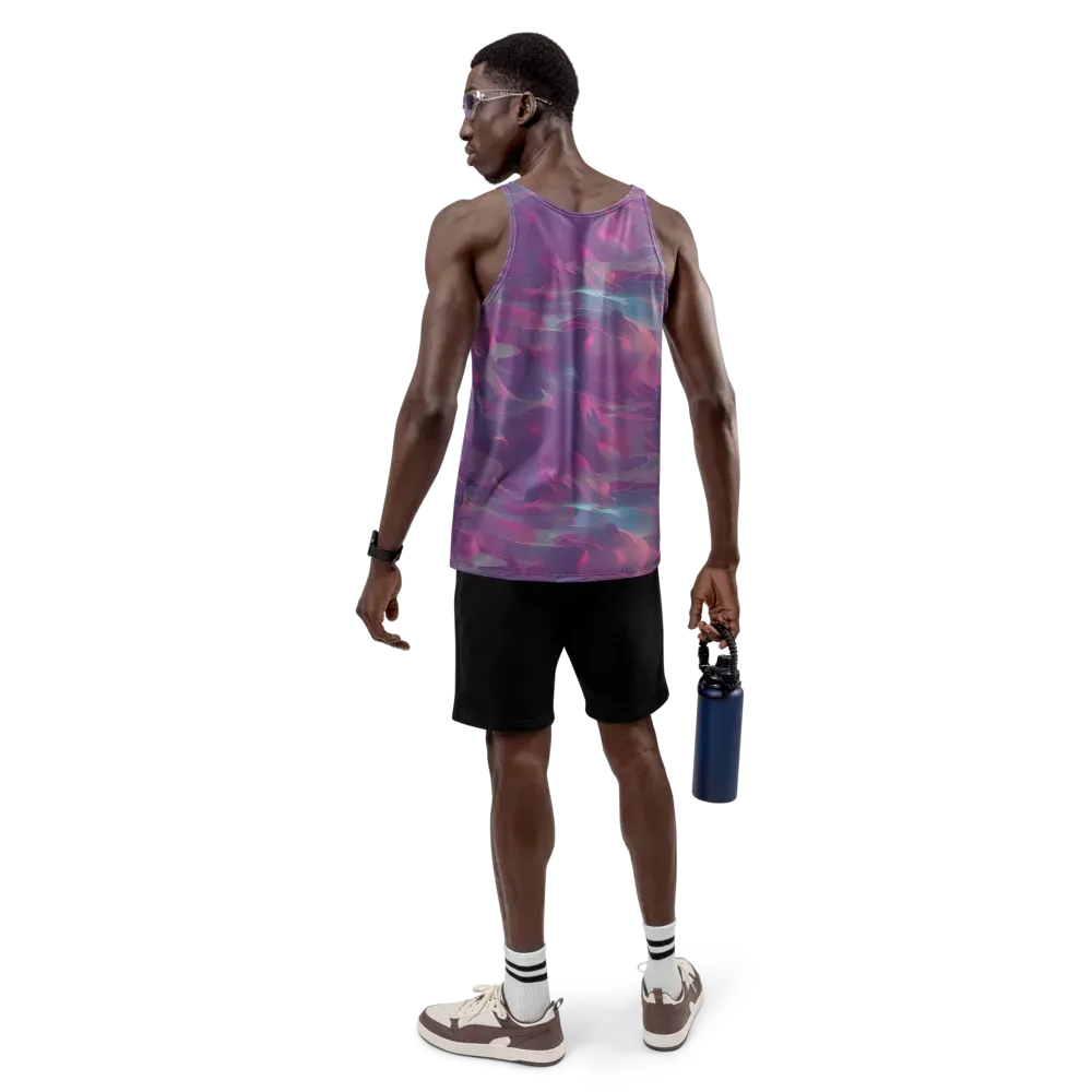 Dreamscape Swirl on Men's Tank Top — Back