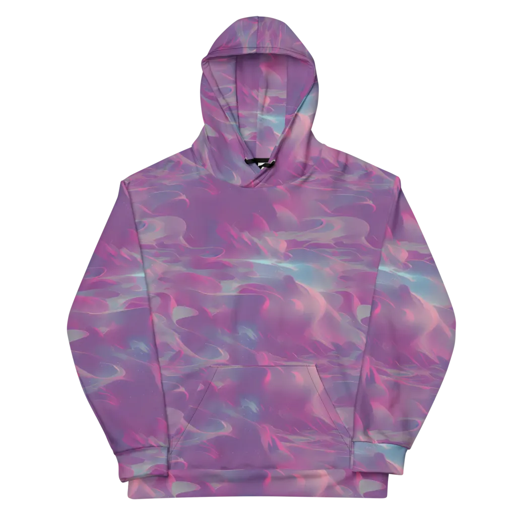 Dreamscape Swirl on Cotton Hoodie — Front