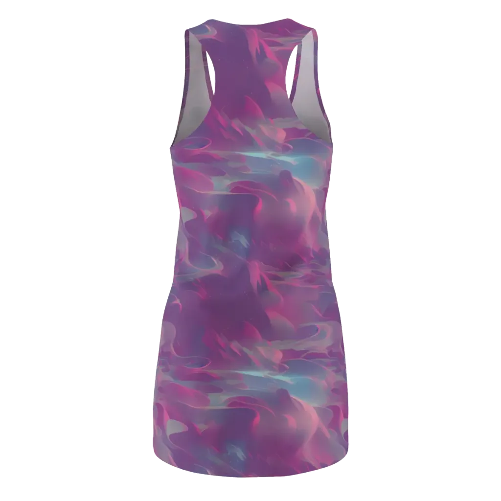 Dreamscape Swirl on Racerback Dress — Back