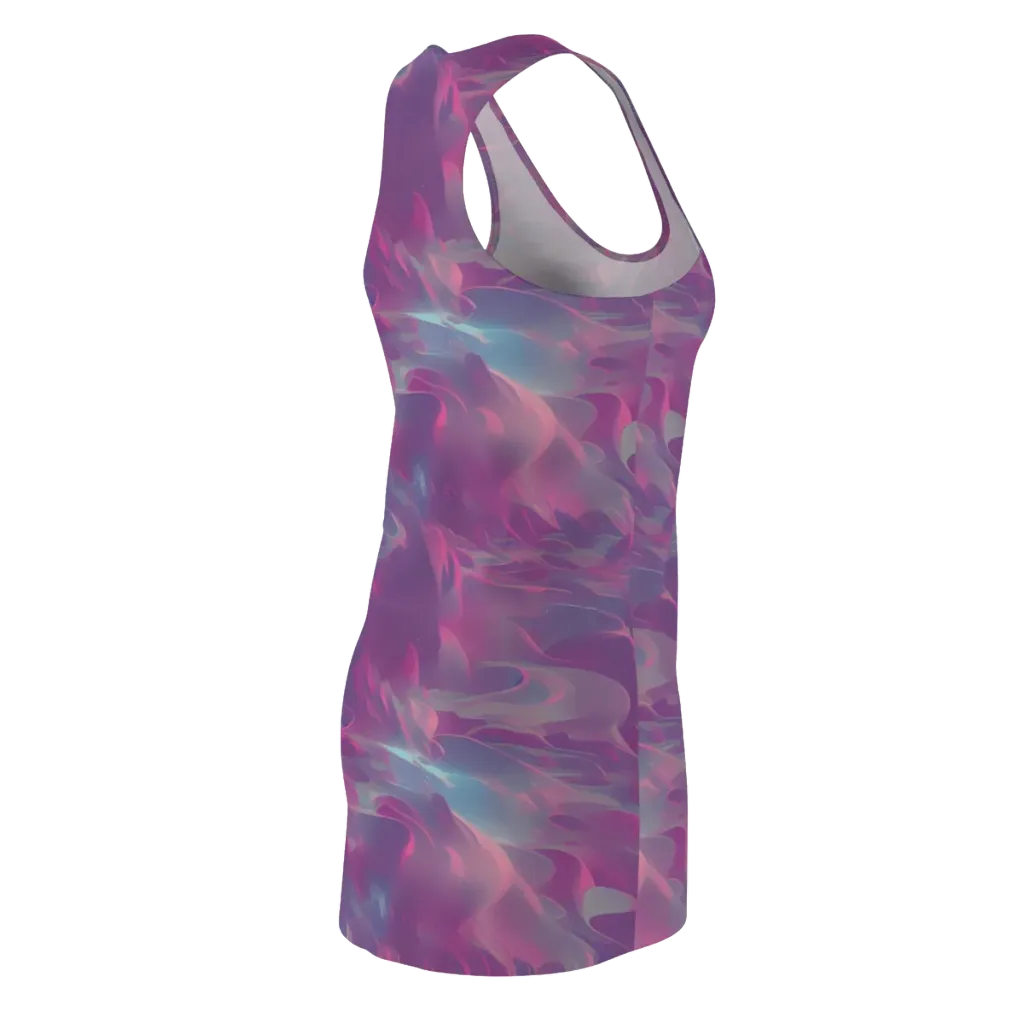 Dreamscape Swirl on Racerback Dress — Back Side