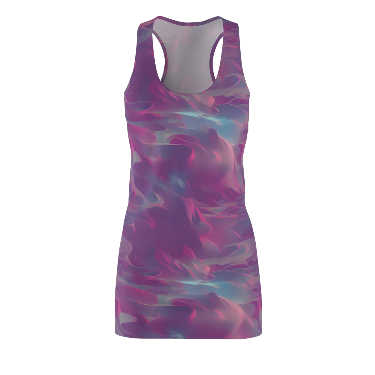 Dreamscape Swirl on Racerback Dress — Front
