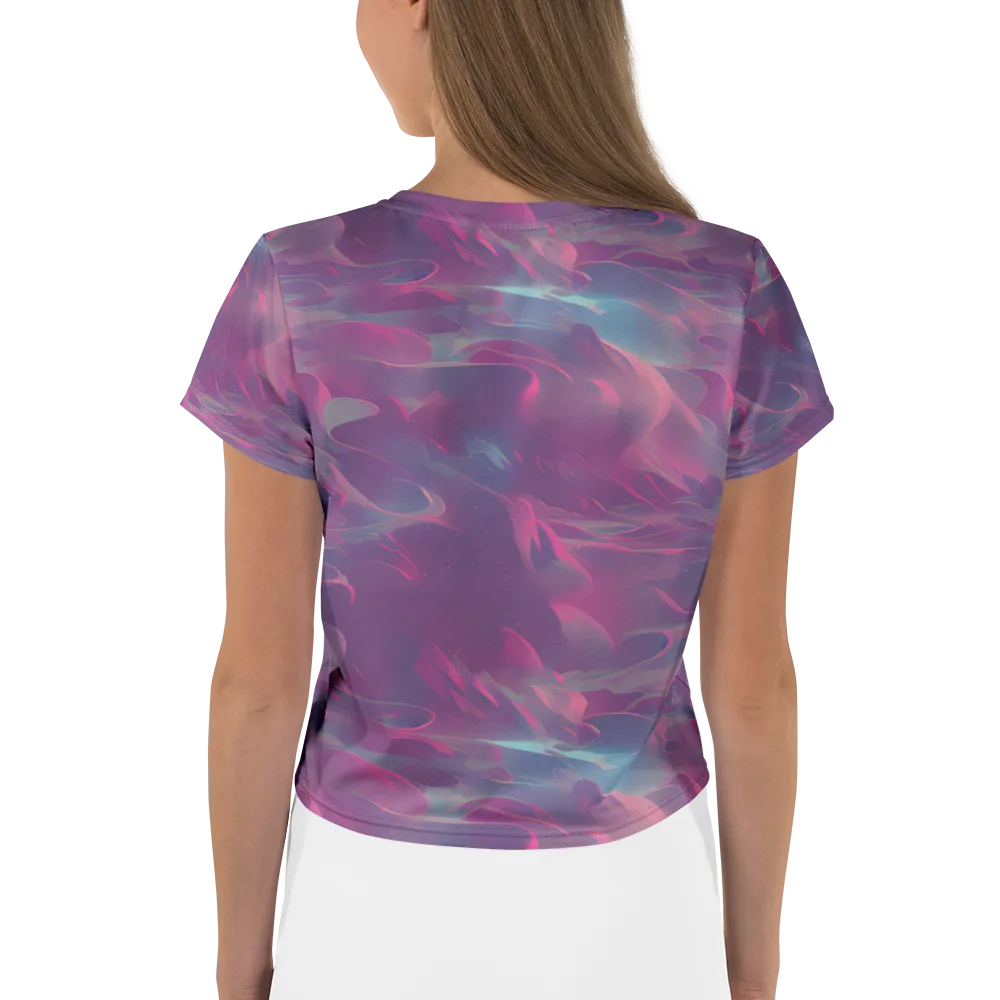 Dreamscape Swirl on Crop Tee — Back