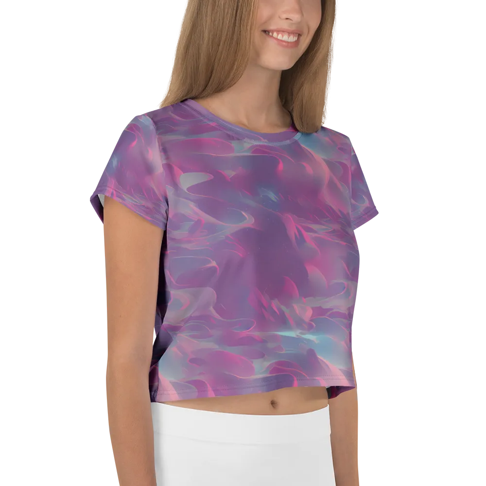 Dreamscape Swirl on Crop Tee — Right