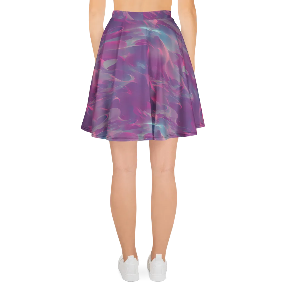 Dreamscape Swirl on Skater Skirt — Back