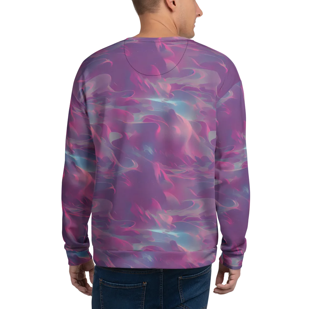 Dreamscape Swirl on Sweatshirt — Back