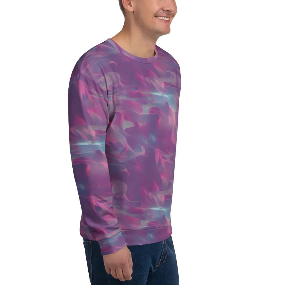 Dreamscape Swirl on Sweatshirt — Right Front