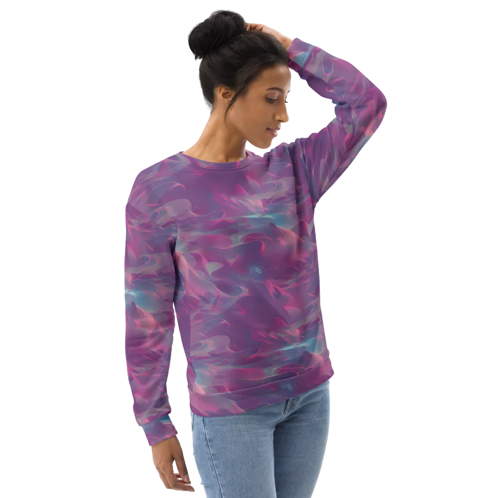 Dreamscape Swirl on Sweatshirt — Right Front