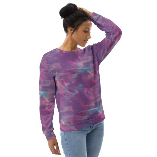 Dreamscape Swirl on a Sweatshirt