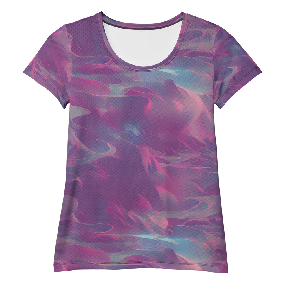 Dreamscape Swirl on Women's Athletic T-Shirt — Front