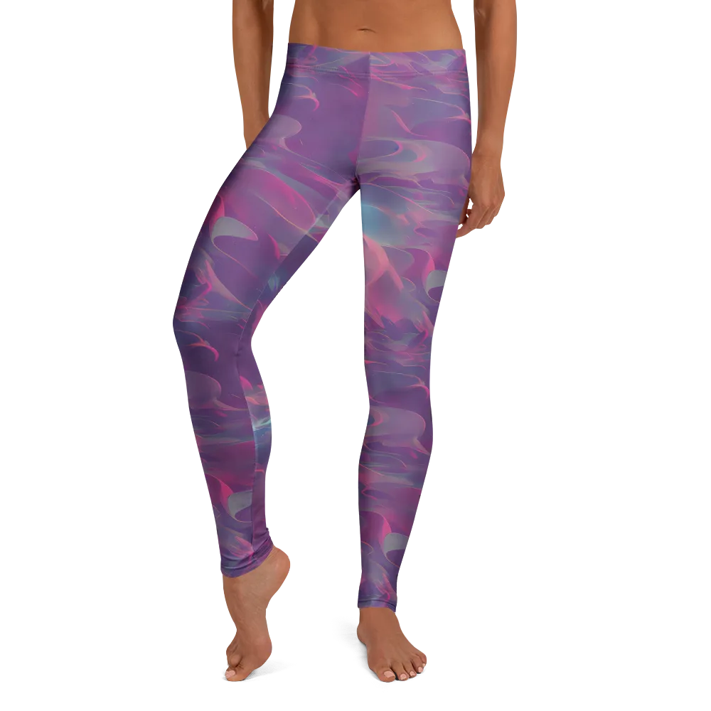 Dreamscape Swirl on Leggings — Front