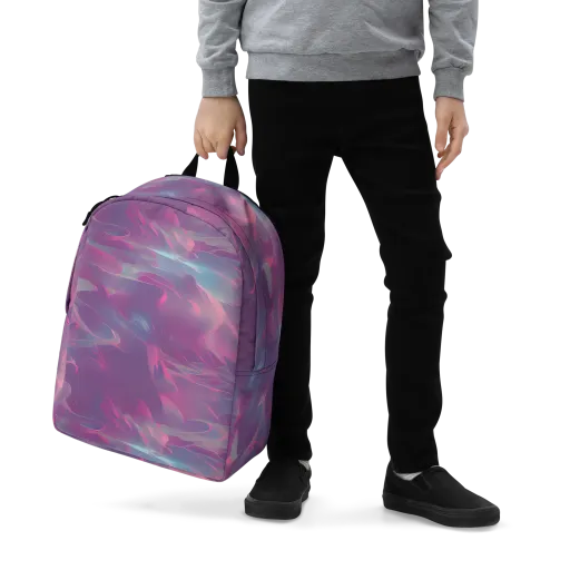 Dreamscape Swirl on a Minimalist Backpack