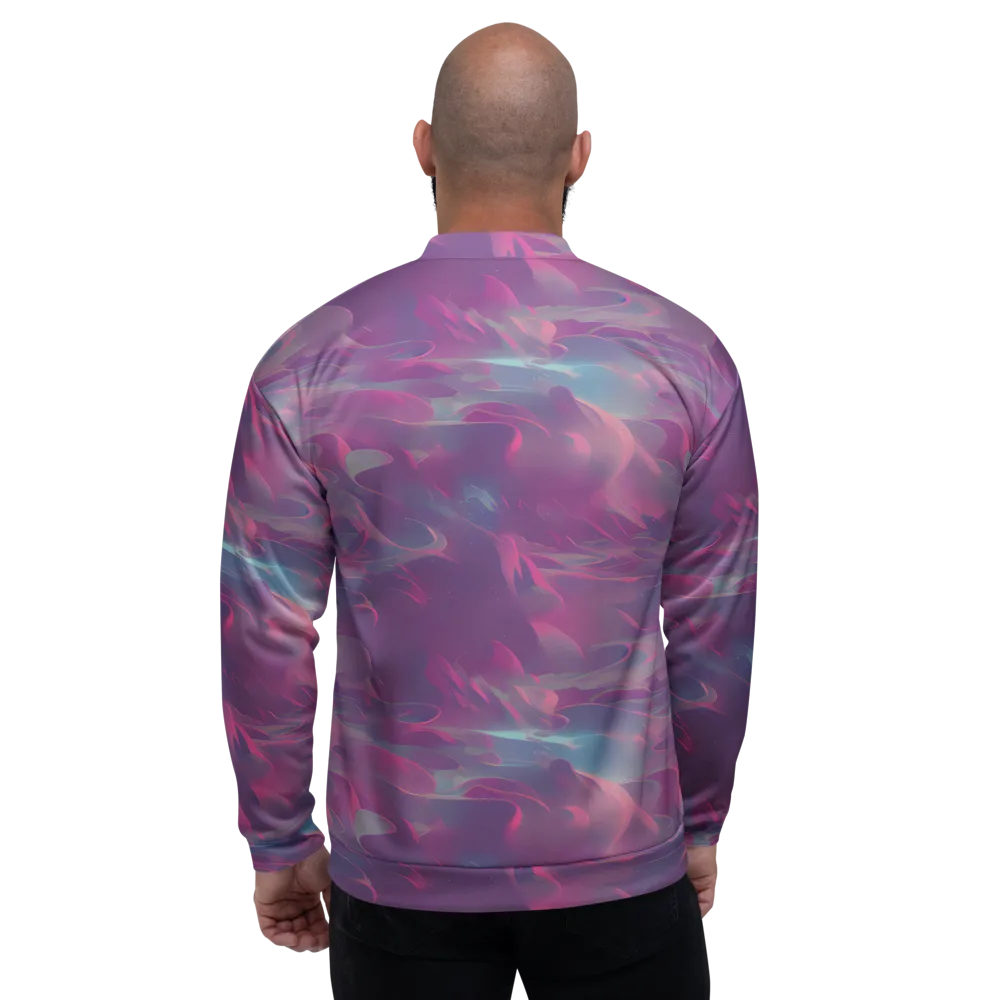 Dreamscape Swirl on Bomber Jacket — Back
