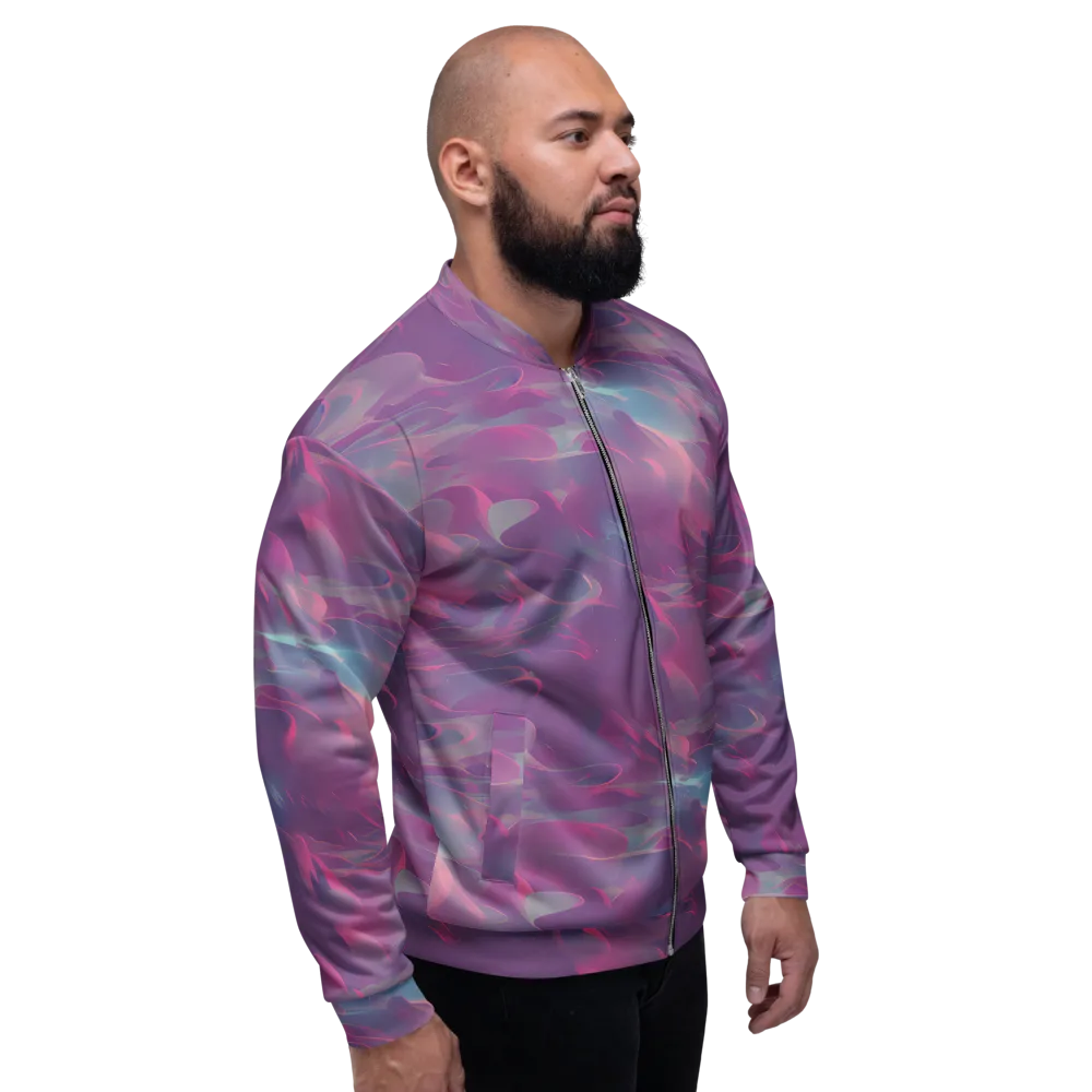 Dreamscape Swirl on Bomber Jacket — Right