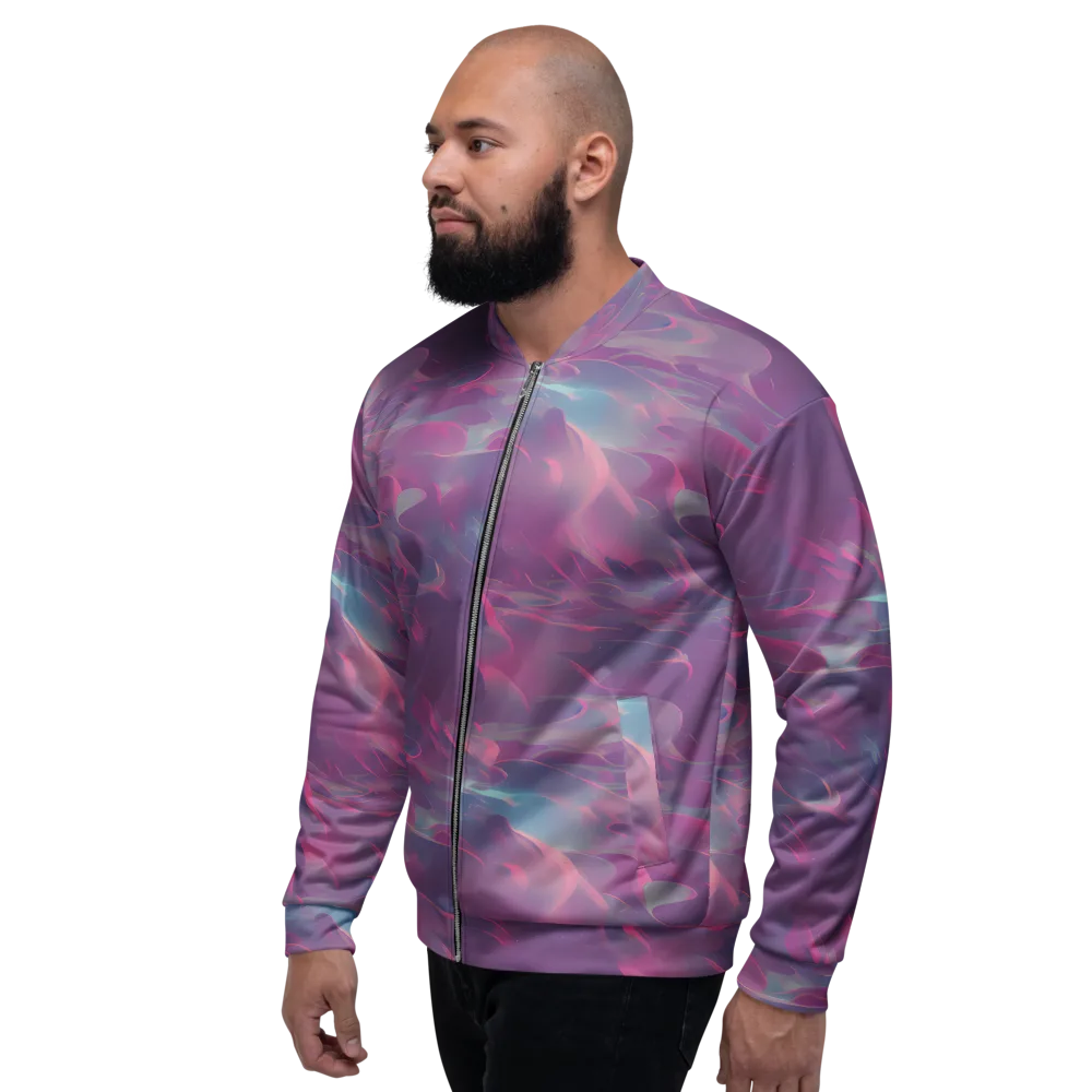 Dreamscape Swirl on Bomber Jacket — Left