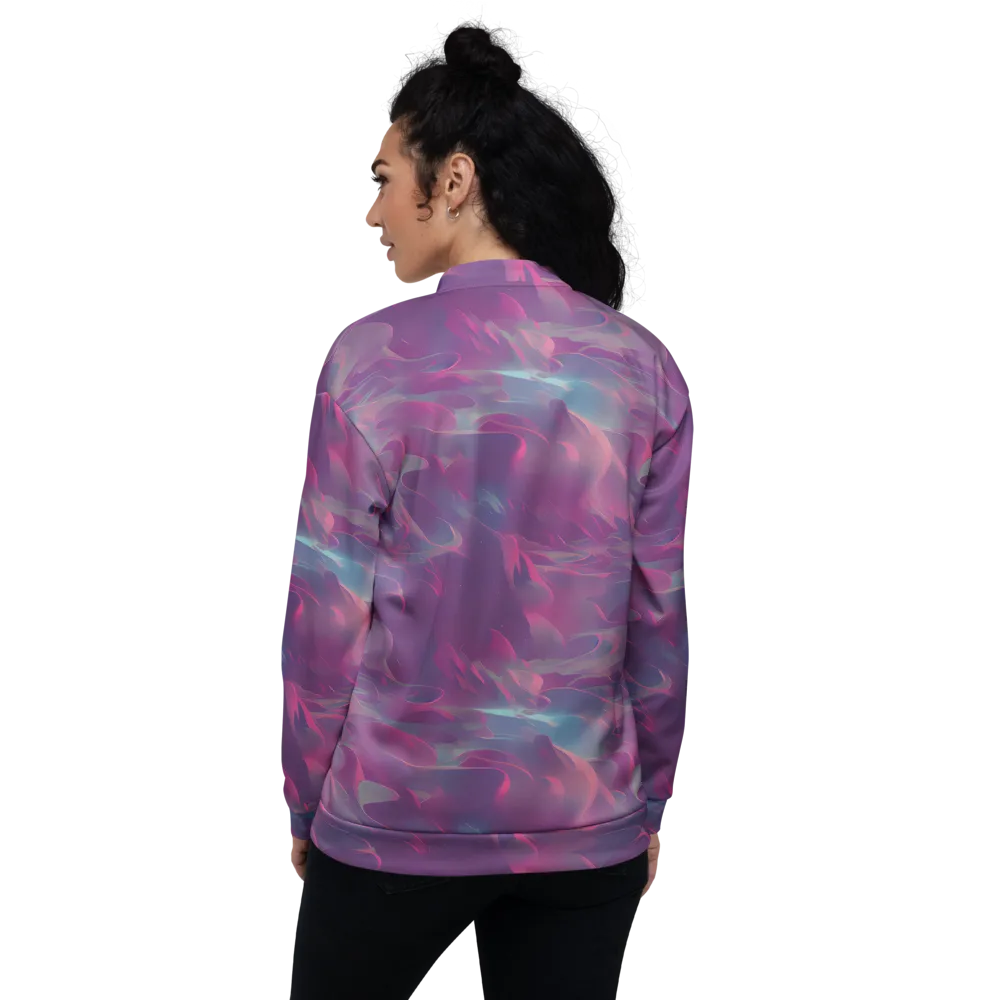 Dreamscape Swirl on Bomber Jacket — Back