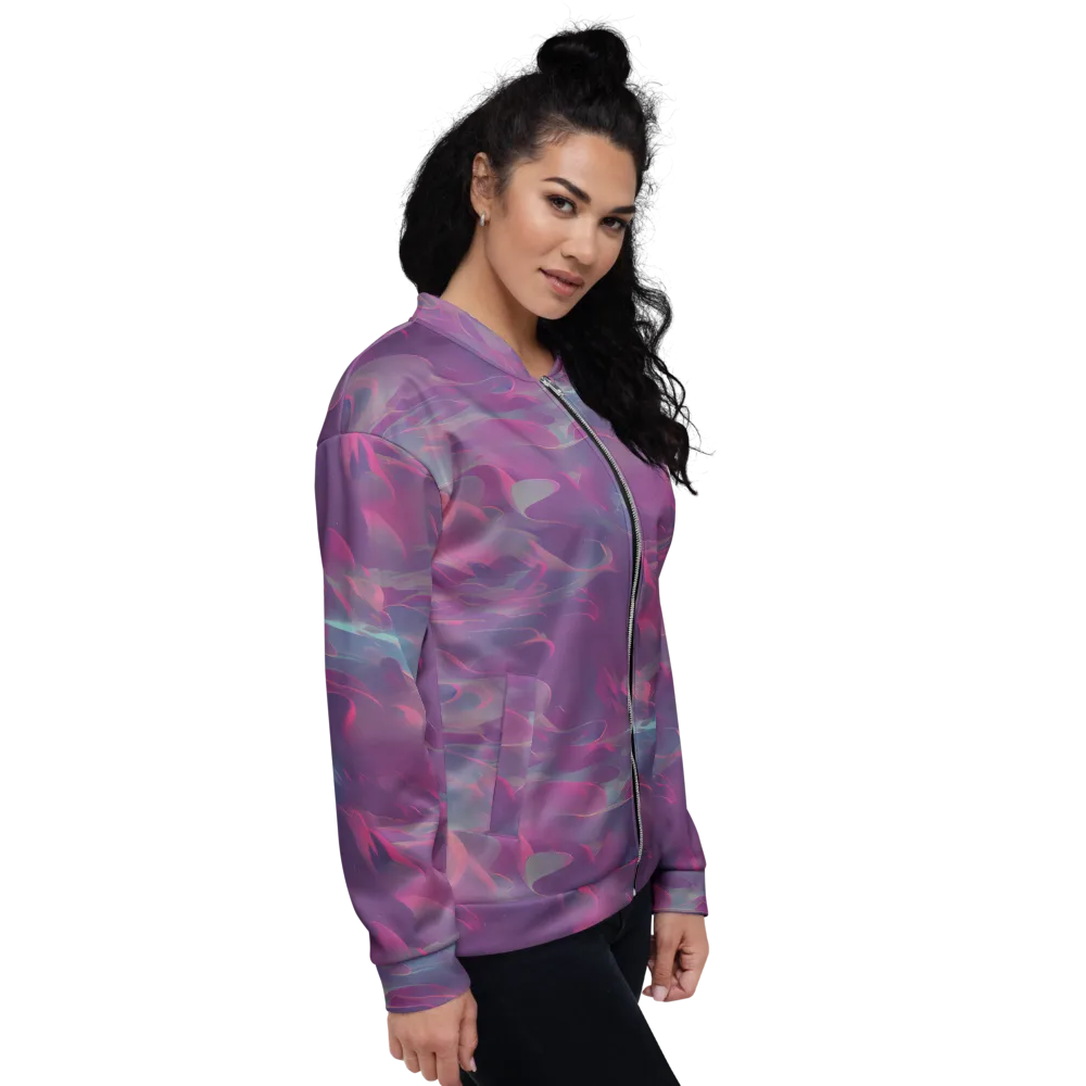 Dreamscape Swirl on Bomber Jacket — Right