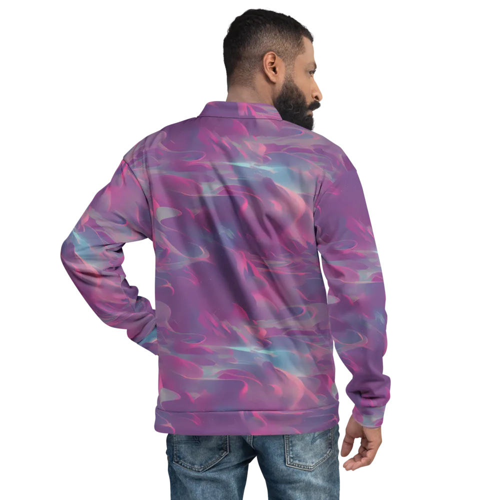Dreamscape Swirl on Bomber Jacket — Back