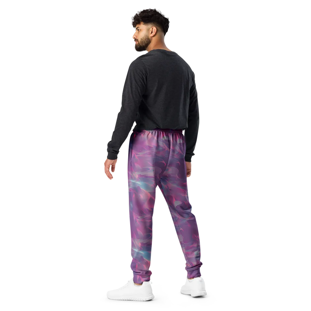 Dreamscape Swirl on Men's Joggers — Back
