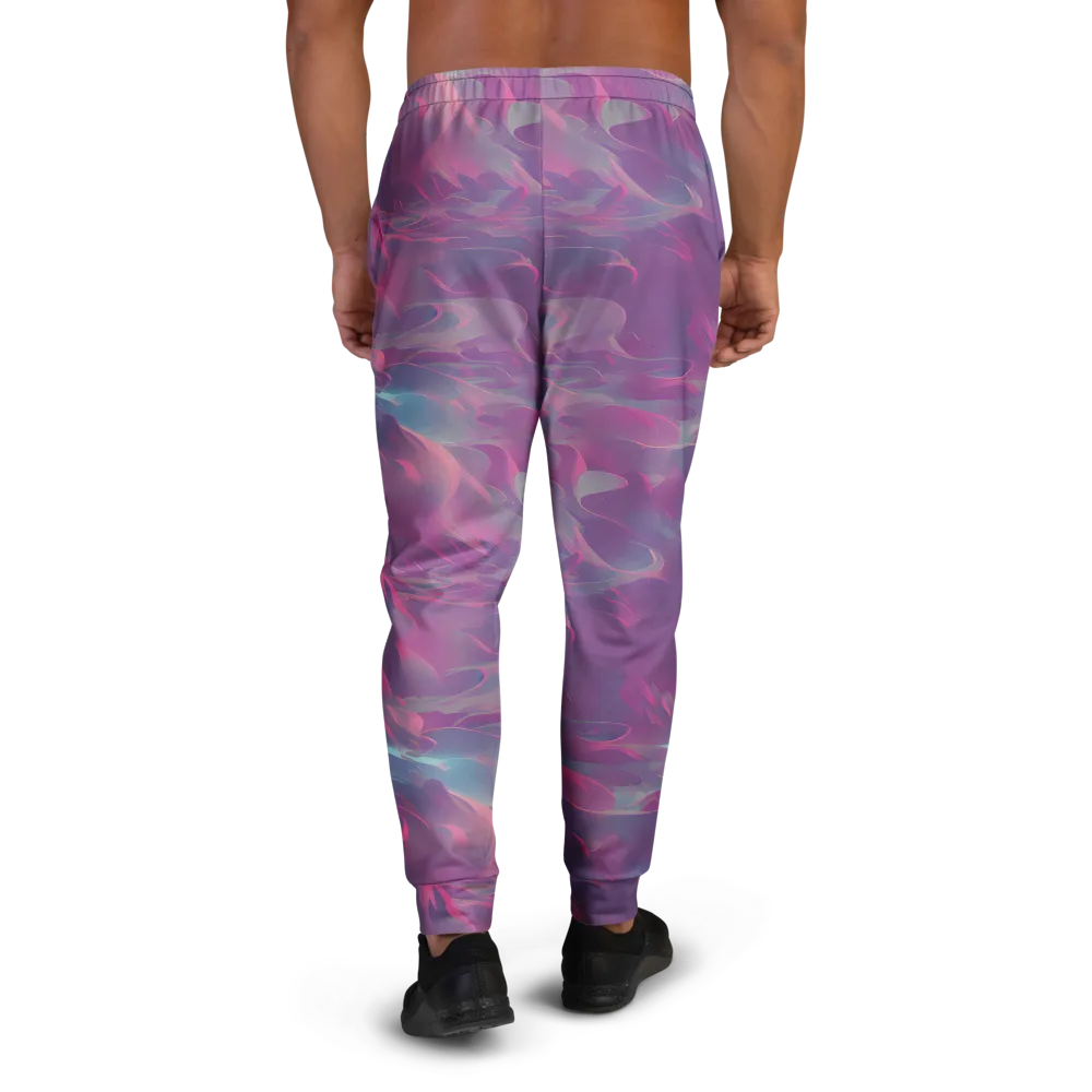 Dreamscape Swirl on Men's Joggers — Back
