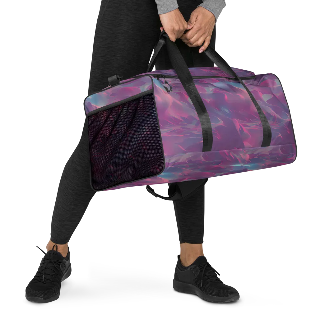Dreamscape Swirl on Duffle Bag — Right Front