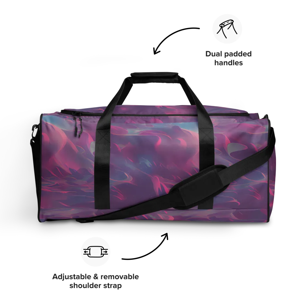 Dreamscape Swirl on Duffle Bag — Front
