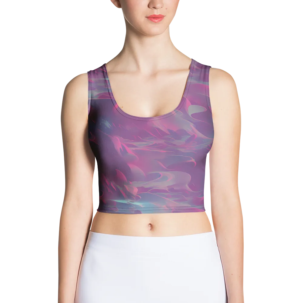 Dreamscape Swirl on Crop Top — Front